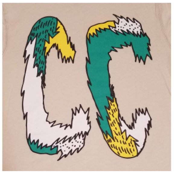 Counter Culture Vintage Skateboarding T-Shirt Men's Medium | Beige Green CC Logo - Picture 3 of 8